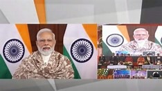 PM Modi inaugurating MV Ganga Vilas