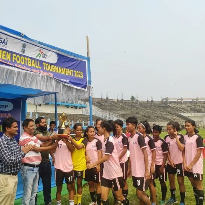 STC Kokrajhar women's football team finished second in All India Inter Sai Women Football Tournament 2023