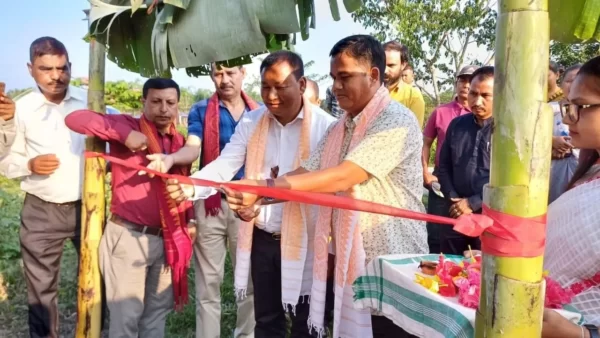 Foundation Stone Laid for RCC Office Building to Boost Handloom & Textiles in Bhergaon