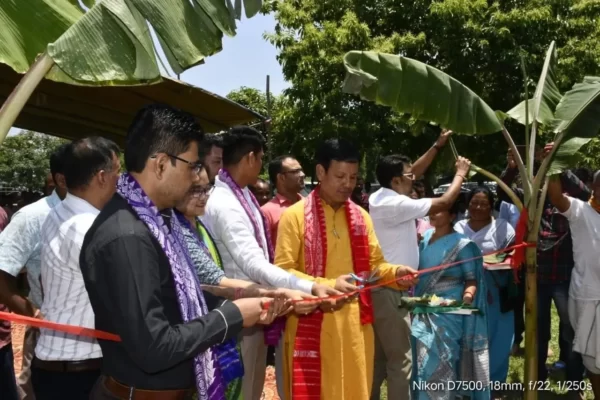 Foundation stone laying ceremony for 31 Model Anganwadi Centre