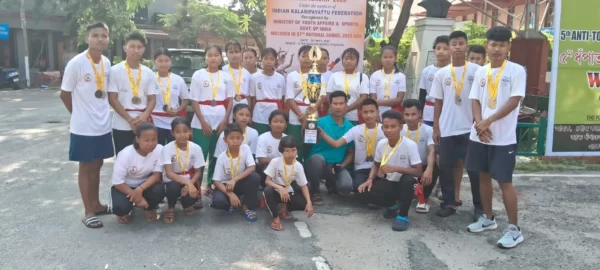 Kokrajhar Team Shines at the 3rd All Assam Kalaripayattu Championship 2023