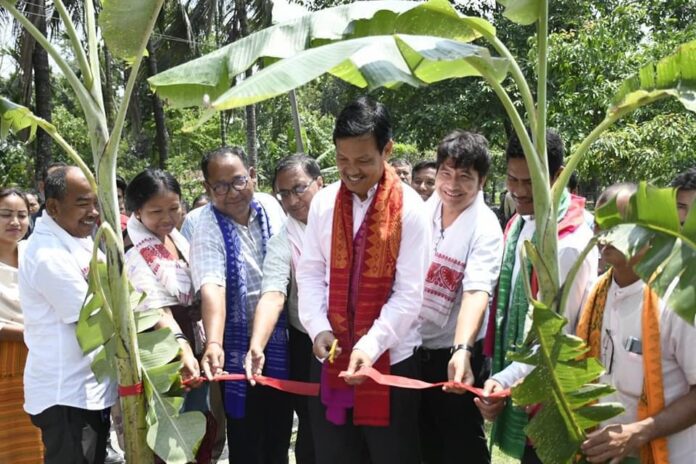 Minister UG Brahma Lays Foundation Stone for Road Construction in Baksa District