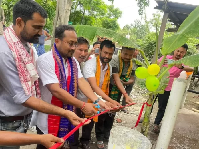 Rural Development Projects Inaugurated in Saikia Chuburi VCDC under Mazbat Development Block