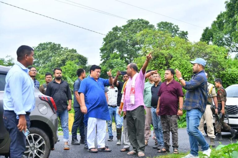 Review and Erosion Inspection Conducted by BTR CEM in Mathanguri Constituency Review and Erosion Inspection Conducted by BTR CEM in Mathanguri Constituency