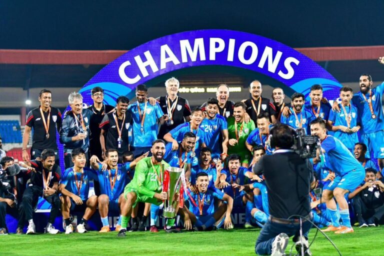 Indian Football Team wins Intercontinental Cup